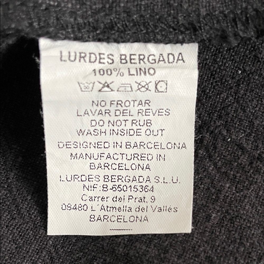 Lurdes Bergada  Black Women's Button-Up Blazer - Picture 11 of 16